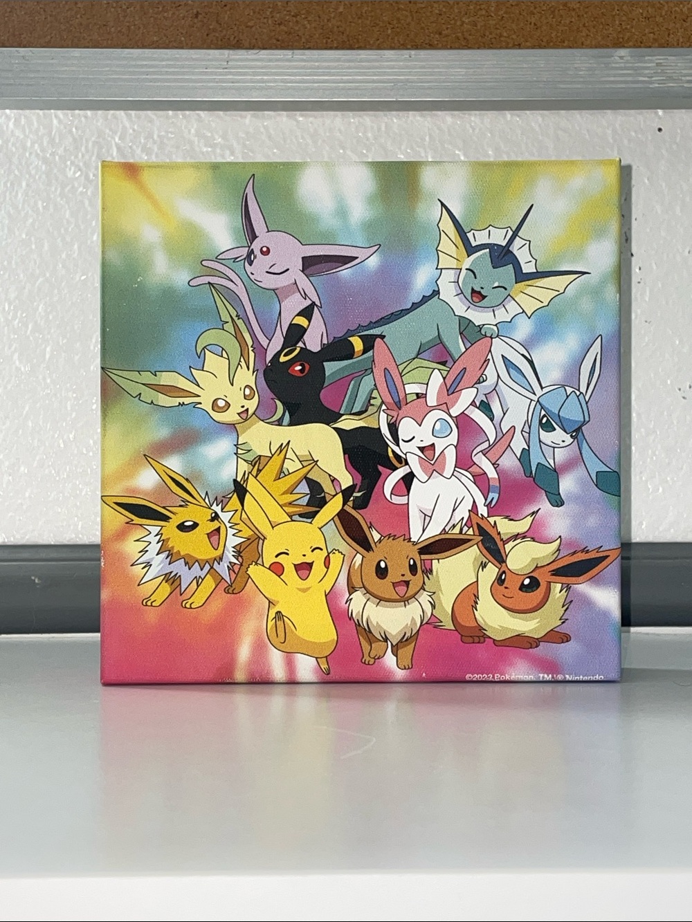 6 by 6 Pokémon Eeveelutions Wall Art